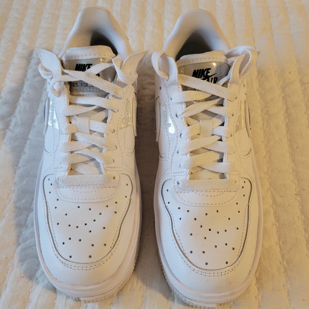 Air Force 1s Iridescent detail